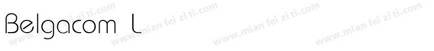 Belgacom Light字体转换